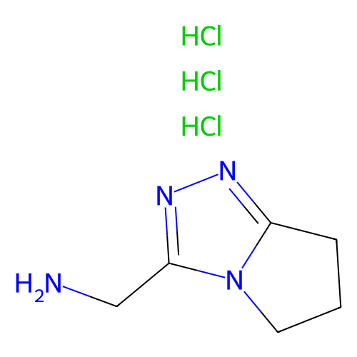 6, 7-Dihydropyrrolo[2, 1-c][1, 2, 4]triazole-3-methylamine 3hcl, min 96%, 1 gram