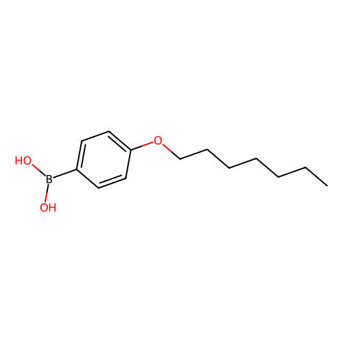4-n-Heptyloxybenzeneboronic acid(contains Anhydride), min 97%, 100 grams