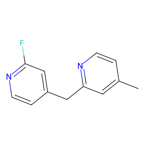 2-Fluoro-4-((4-methylpyridin-2-yl)methyl)pyridine, min 98%, 250 mg