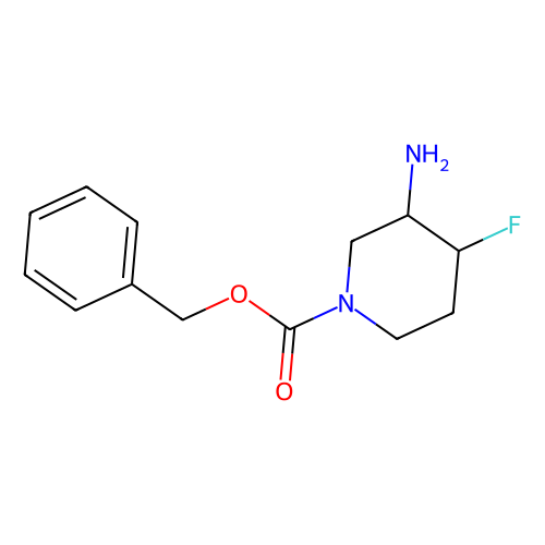 benzyl trans-3-amino-4-fluoropiperidine-1-carboxylate, min 97%, 250 mg
