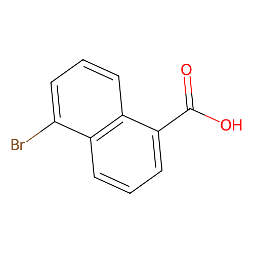 5-Bromo-1-naphthoic acid, min 96%, 100 grams