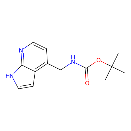 tert-Butyl (1H-pyrrolo[2, 3-b]pyridin-4-yl)methylcarbamate, 1 gram, Reagent Grade