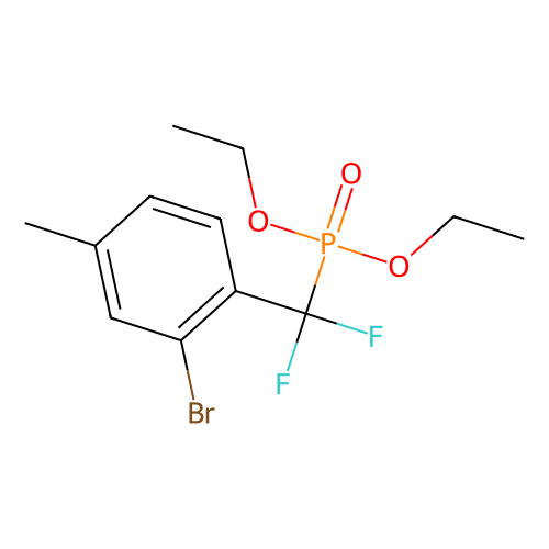 [(2-Bromo-4-methyl-phenyl)-difluoro-methyl]-phosphonic acid diethyl ester, min 95%, 1 gram
