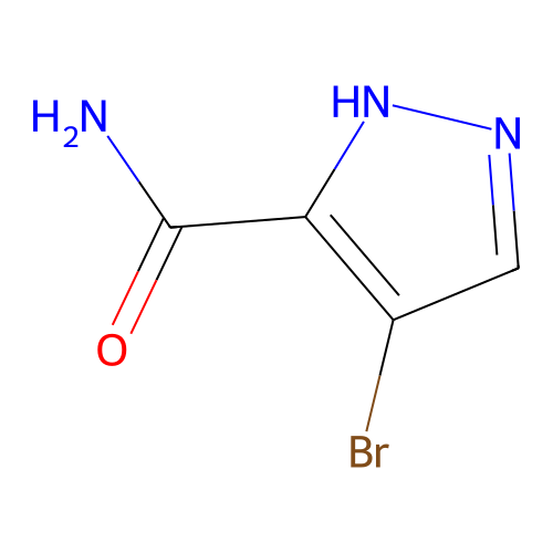 4-Bromo-1H-pyrazole-3-carboxamide, min 98%, 1 gram