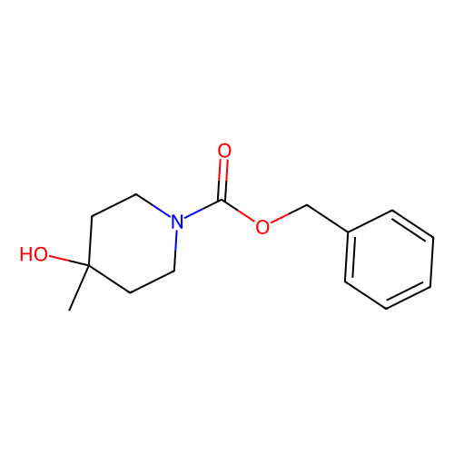 benzyl 4-hydroxy-4-methylpiperidine-1-carboxylate, min 97%, 1 gram