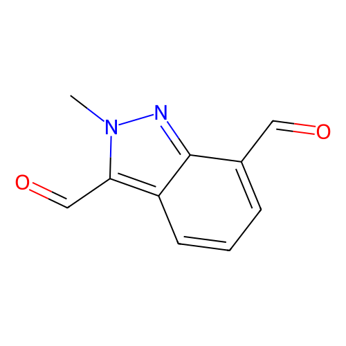 2?methyl?2h?indazole?3, 7?dicarbaldehyde, min 97%, 500 mg