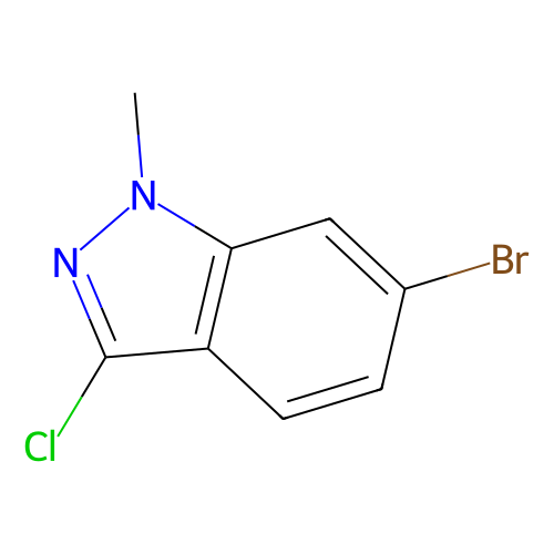6-bromo-3-chloro-1-methyl-1H-indazole, min 97%, 500 mg