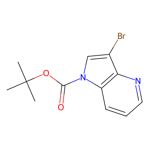 tert-butyl 3-bromo-1H-pyrrolo[3, 2-b]pyridine-1-carboxylate, min 97%, 500 mg