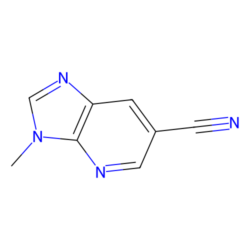 3-Methyl-3H-imidazo[4, 5-b]pyridine-6-carbonitrile, min 98%, 1 gram