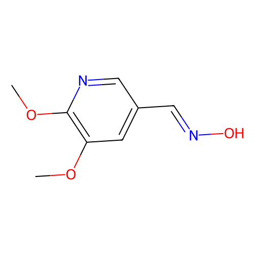 5, 6-Dimethoxynicotinaldehyde oxime, 1 gram