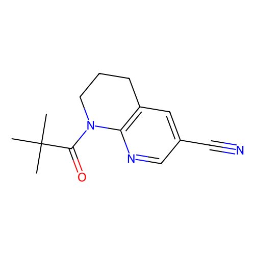 8-Pivaloyl-5, 6, 7, 8-tetrahydro-1, 8-naphthyridine-3-carbonitrile, 1 gram