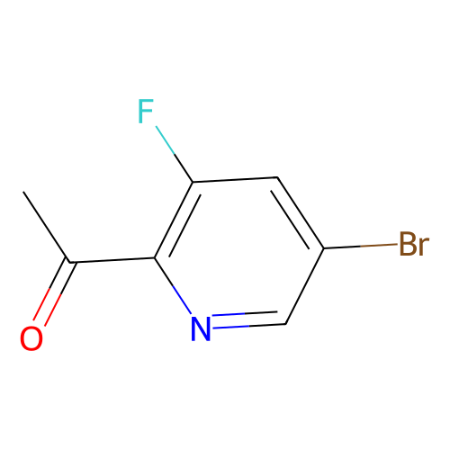 1-(5-Bromo-3-fluoropyridin-2-yl)ethanone, min 97%, 1 gram