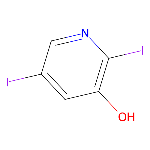 2, 5-Diiodopyridin-3-ol, min 95%, 1 gram