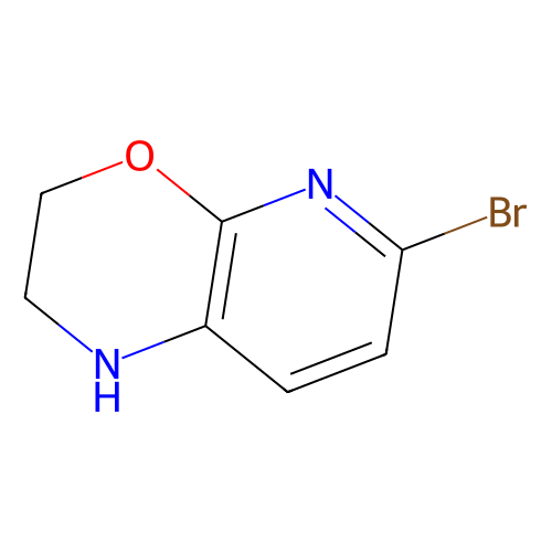 6-Bromo-2, 3-dihydro-1H-pyrido[2, 3-b][1, 4]oxazine, 1 gram