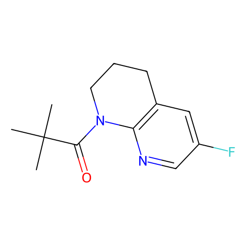 1-(6-Fluoro-3, 4-dihydro-1, 8-naphthyridin-1(2H)-yl)-2, 2-dimethylpropan-1-one, 1 gram