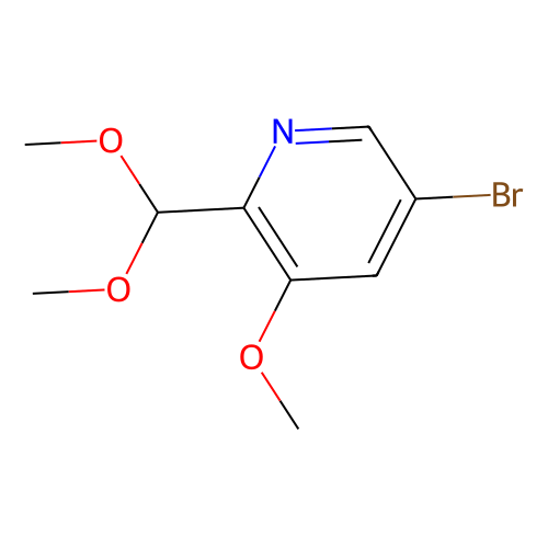 5-Bromo-2-(dimethoxymethyl)-3-methoxypyridine, 1 gram