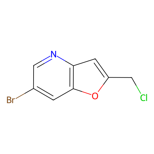 6-Bromo-2-(chloromethyl)furo[3, 2-b]pyridine, 1 gram