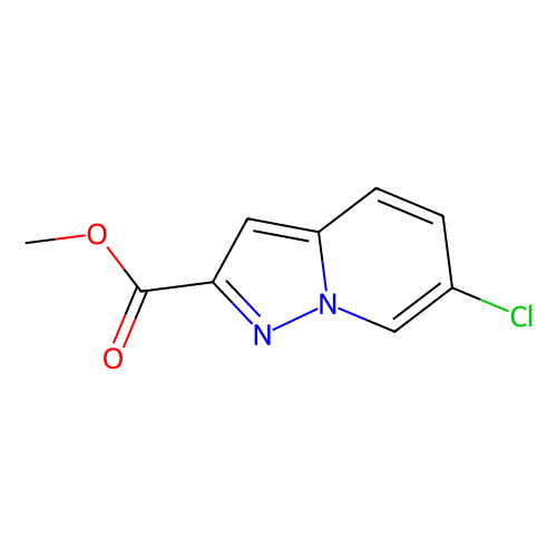 6-Chloropyrazolo[1, 5-a]pyridine-2-carboxylic acid methyl ester, 1 gram