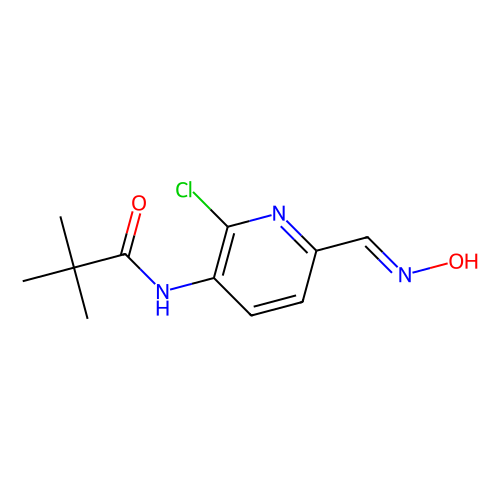 N-(2-Chloro-6-((hydroxyimino)methyl)pyridin-3-yl)pivalamide, 1 gram