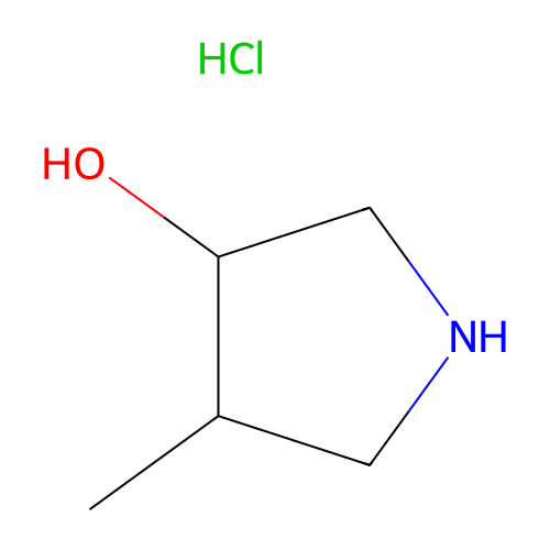 cis-4-methylpyrrolidin-3-ol hydrochloride, min 97%, 1 gram