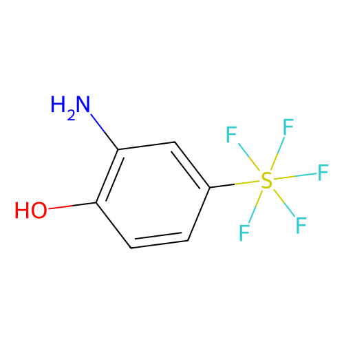 2-Amino-4-(pentafluorosulfanyl)phenol, min 95% (HPLC), 100 mg