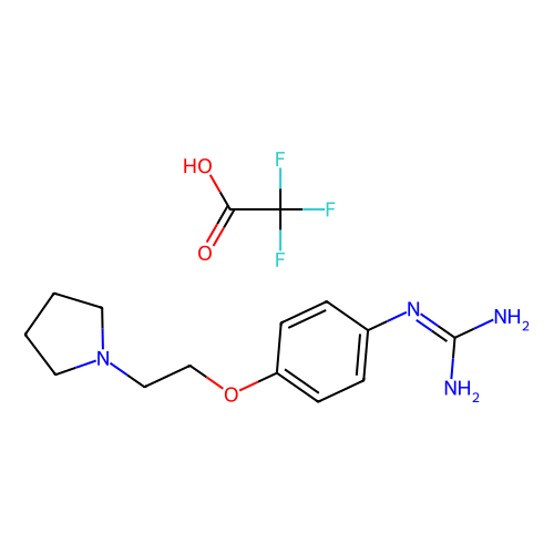 1-(4-(2-(Pyrrolidin-1-yl)ethoxy)phenyl)guanidine 2, 2, 2-trifluoroacetate, min 97%, 50 mg
