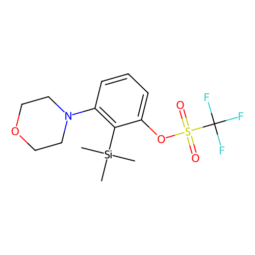 3-Morpholino-2-(trimethylsilyl)phenyl Trifluoromethanesulfonate, min 98% (GC), 1 gram