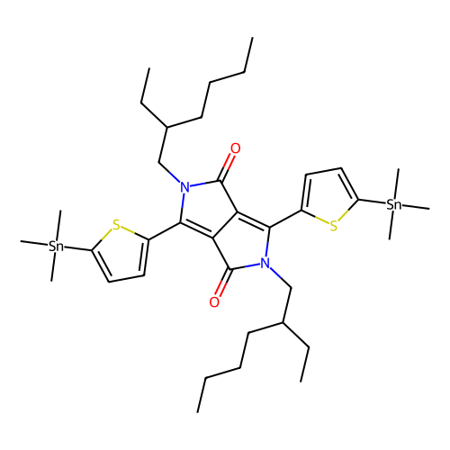 2, 5-Bis(2-ethylhexyl)-3, 6-bis(5-(trimethylstannyl)thiophen-2-yl)pyrrolo[3, 4-c]pyrrole-1, 4(2H, 5H)-dione, 1 gram