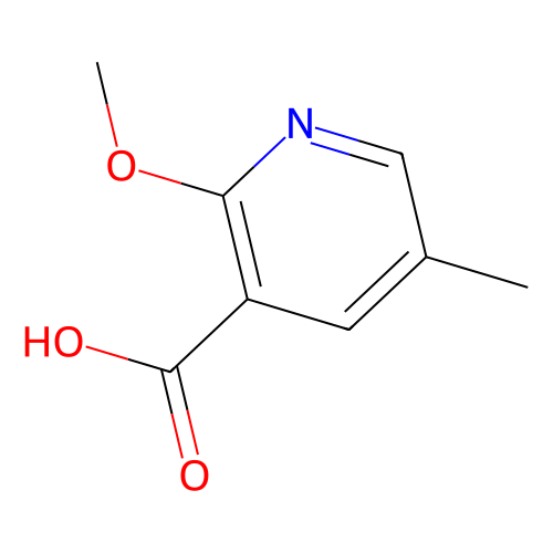 2-Methoxy-5-methylnicotinic acid, 1 gram, Reagent Grade