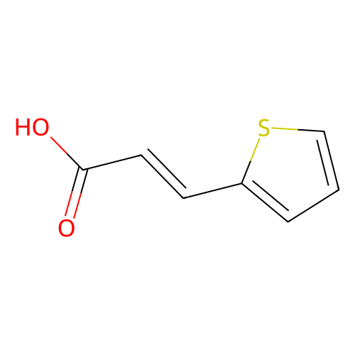 2-Thiopheneacrylic Acid, min 98%, 100 grams