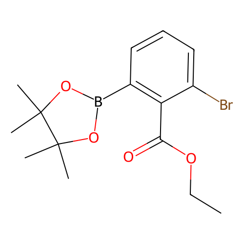 Ethyl 2-bromo-6-(4, 4, 5, 5-tetramethyl-1, 3, 2-dioxaborolan-2-yl)benzoate, min 97%, 1 gram