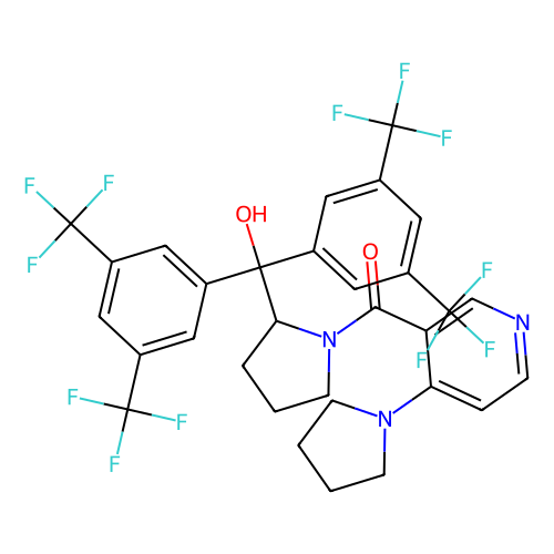 {(2S)-2-{Bis[3, 5-bis(trifluoromethyl)phenyl]hydroxymethyl}-1-pyrrolidinyl}[4-(1-pyrrolidinyl)-3-pyridinyl]methanone, min 97%, 100 mg