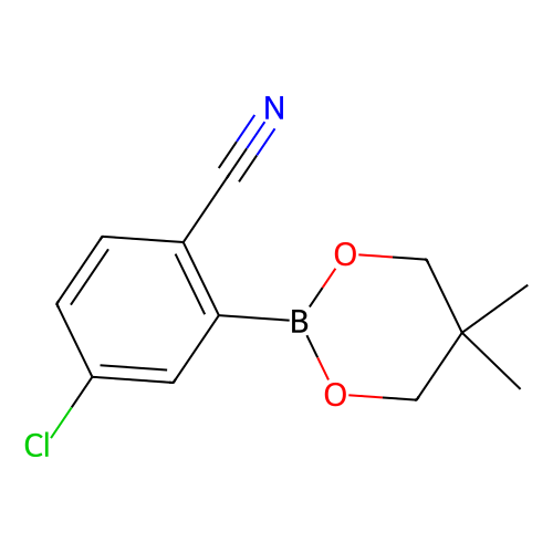 4-Chloro-2-(5, 5-dimethyl-1, 3, 2-dioxaborinan-2-yl)benzonitrile, min 98%, 1 gram