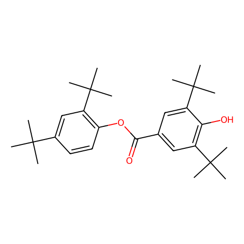 2, 4-Di-tert-butylphenyl 3, 5-di-tert-butyl-4-hydroxybenzoate, min 98%, 100 grams