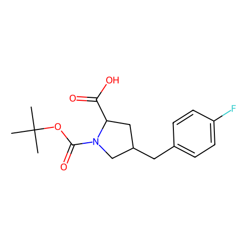 trans-N-Boc-4-(4-fluorobenzyl)-L-proline, min 95%, 1 gram