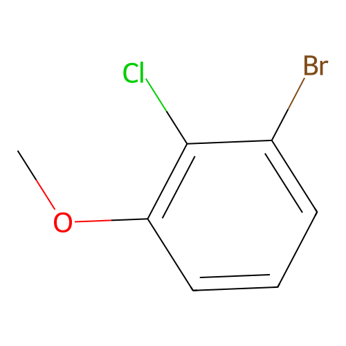 1-Bromo-2-chloro-3-methoxybenzene, min 98%, 25 grams
