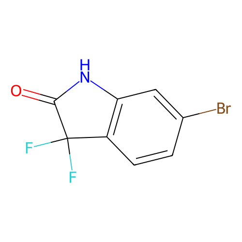 6-bromo-3, 3-difluoro-2, 3-dihydro-1H-indol-2-one, min 97%, 1 gram