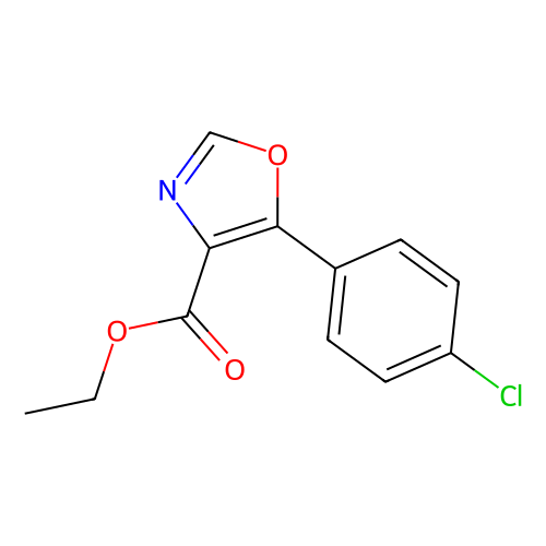 Ethyl 5-(4-chlorophenyl)oxazole-4-carboxylate, min 98%, 1 gram