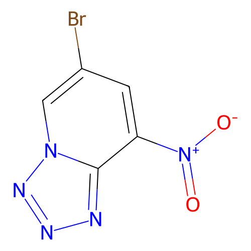 6-Bromo-8-nitrotetrazolo[1, 5-a]pyridine, min 98%, 1 gram