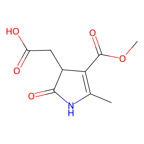 2-[4-(Methoxycarbonyl)-5-methyl-2-oxo-2, 3-dihydro-1H-pyrrol-3-yl]acetic acid, min 97%, 1 gram