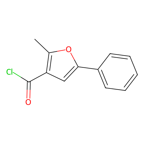2-Methyl-5-phenylfuran-3-carbonyl chloride, min 95%, 1 gram