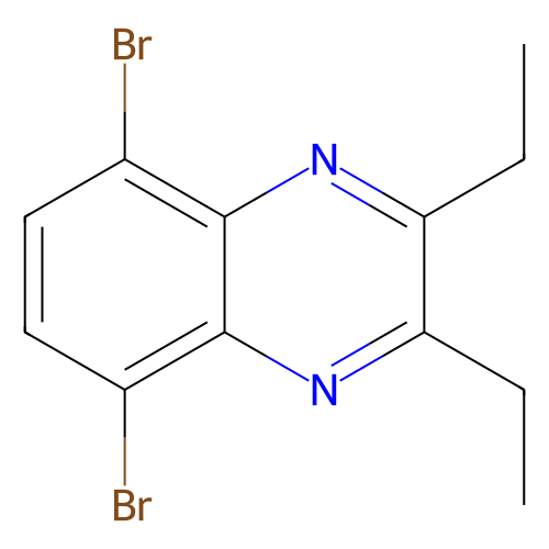 5, 8-Dibromo-2, 3-diethylquinoxaline, min 98% (HPLC), 1 gram