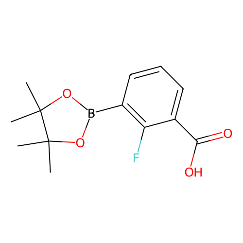3-Carboxy-2-fluorophenylboronic acid, pinacol ester, min 98%, 5 grams