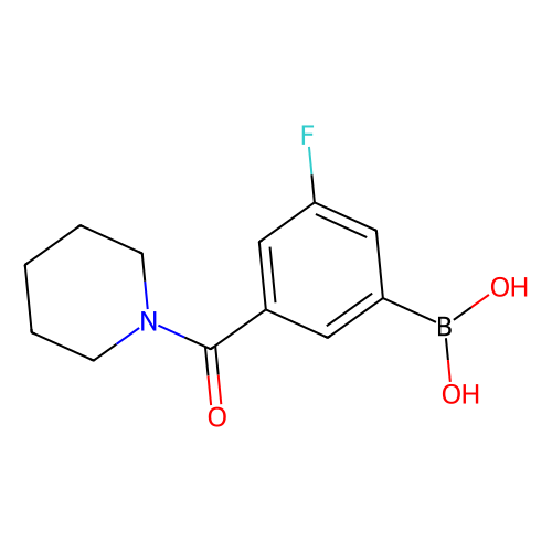 3-Fluoro-5-(piperidine-1-carbonyl)phenylboronic acid, min 97%, 5 grams
