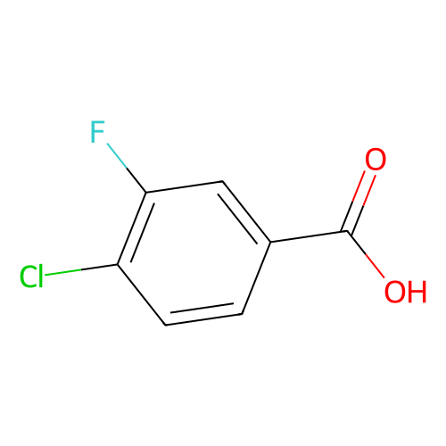 4-Chloro-3-fluorobenzoic acid, min 98%, 100 grams