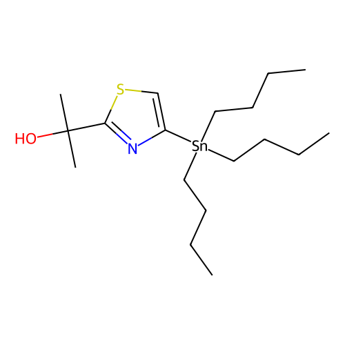 2-(4-(Tributylstannyl)thiazol-2-yl)propan-2-ol, 1 gram