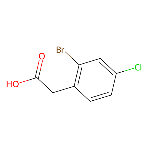2-(2-Bromo-4-chlorophenyl)acetic acid, min 98%, 100 grams