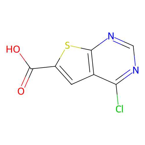4-chlorothieno[2, 3-d]pyrimidine-6-carboxylic acid, min 97%, 1 gram