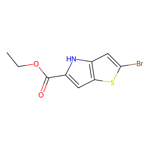Ethyl 2-bromo-4H-thieno[3, 2-b]pyrrole-5-carboxylate, min 98%, 1 gram