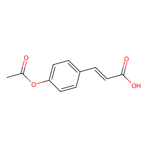 4-Acetoxycinnamic acid, min 96%, 100 grams